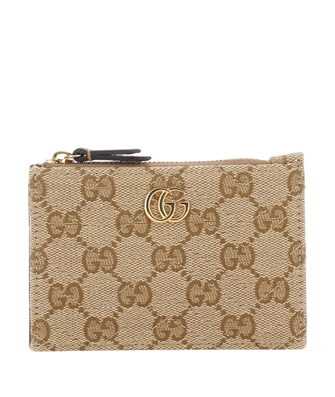 GUCCI Бежевый кардхолдер, фото 1