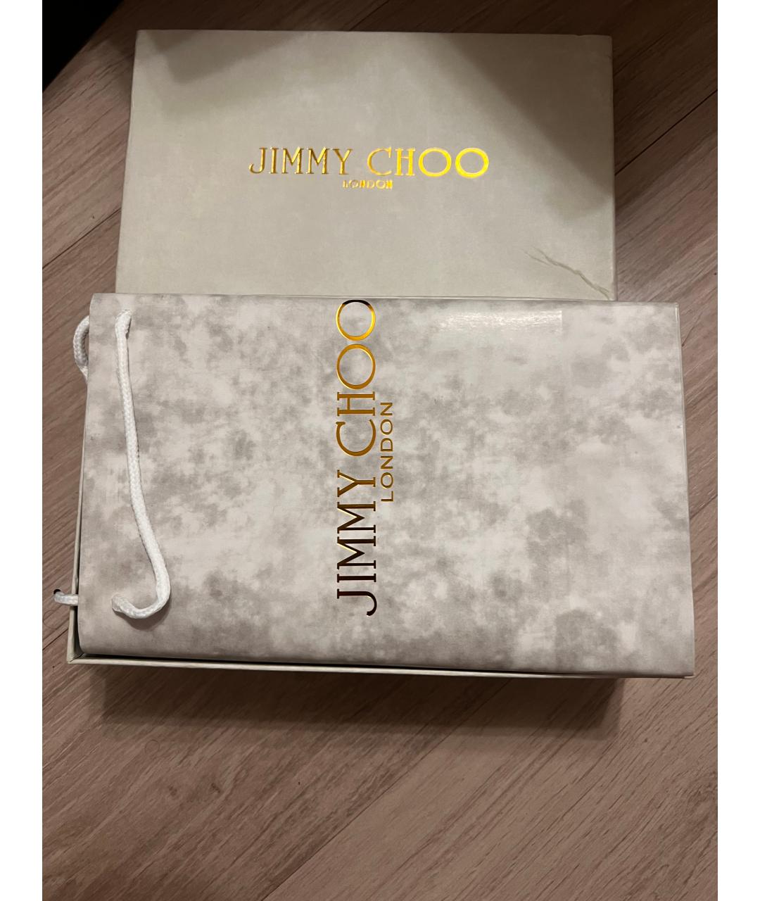 JIMMY CHOO Белые босоножки, фото 5