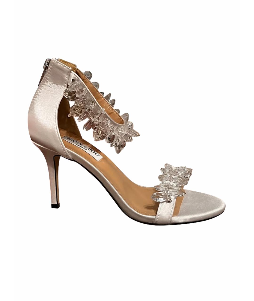JIMMY CHOO Белые босоножки, фото 1