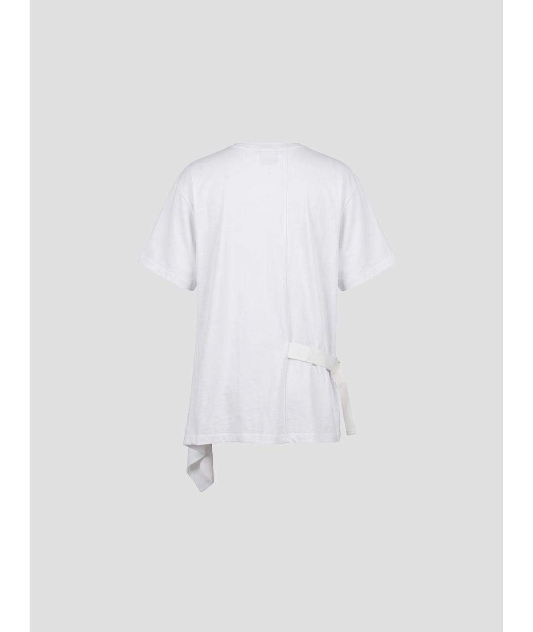 SACAI Белая хлопковая футболка, фото 2