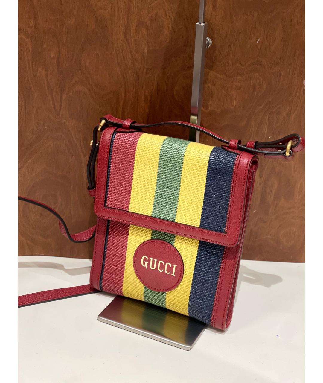 GUCCI Мульти деним сумка через плечо, фото 7