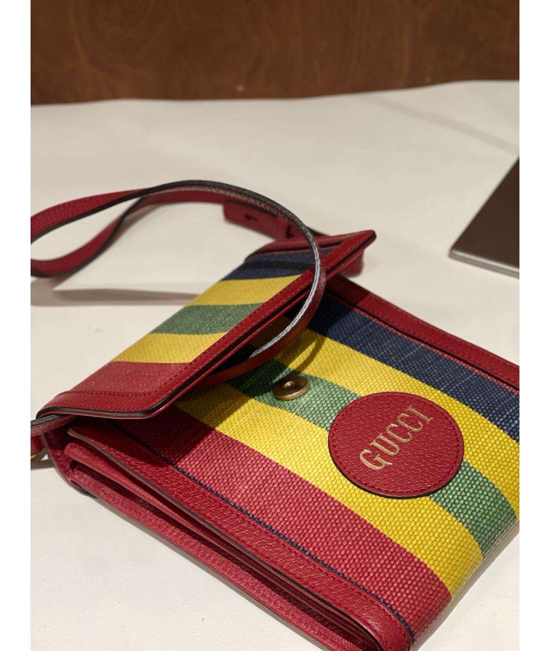 GUCCI Мульти деним сумка через плечо, фото 5