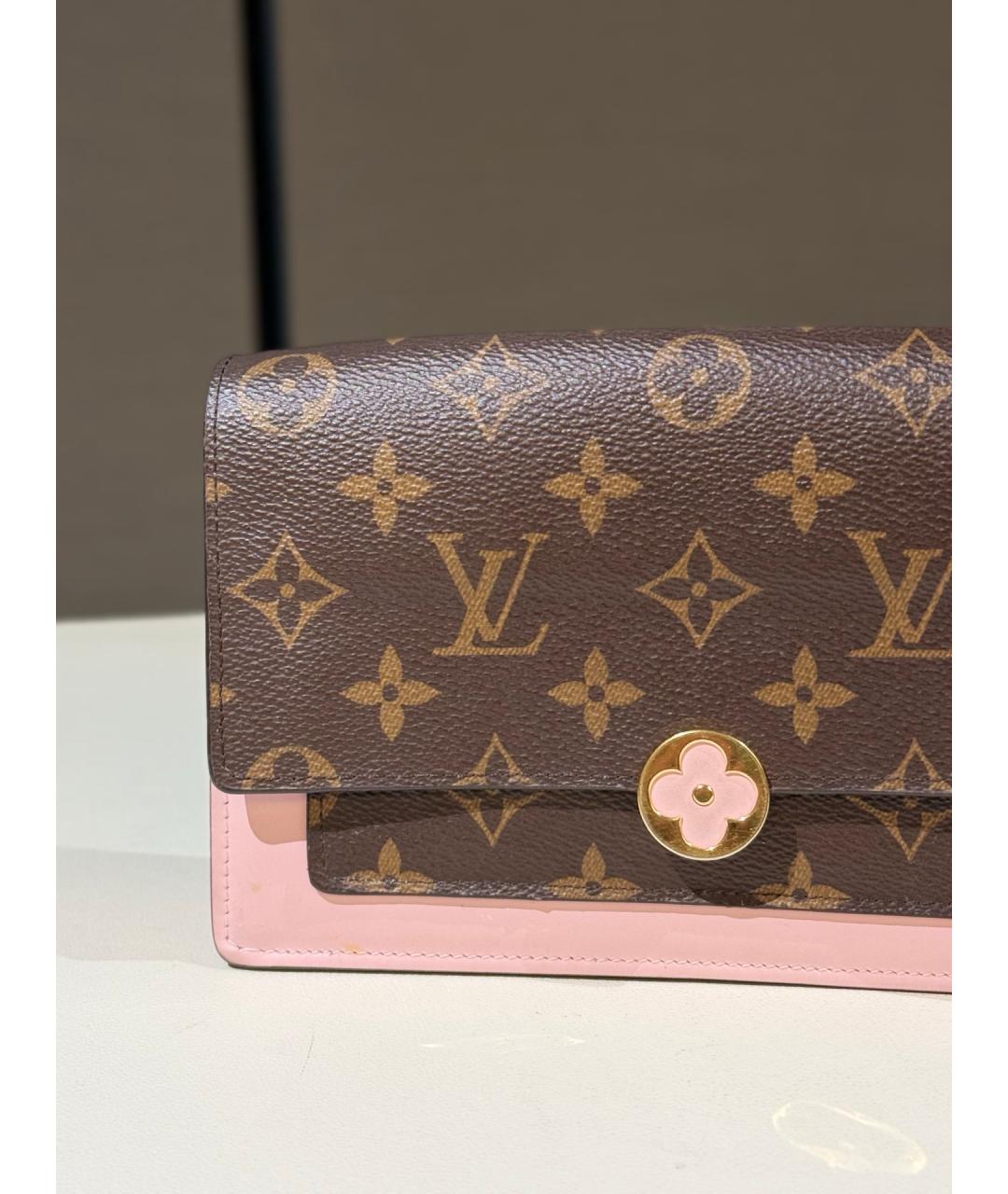 LOUIS VUITTON Коричневый кошелек, фото 2