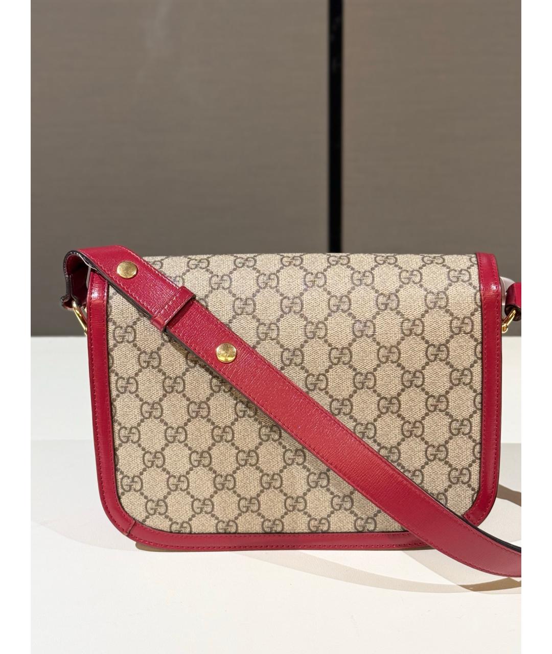 GUCCI Бежевая деним сумка через плечо, фото 4