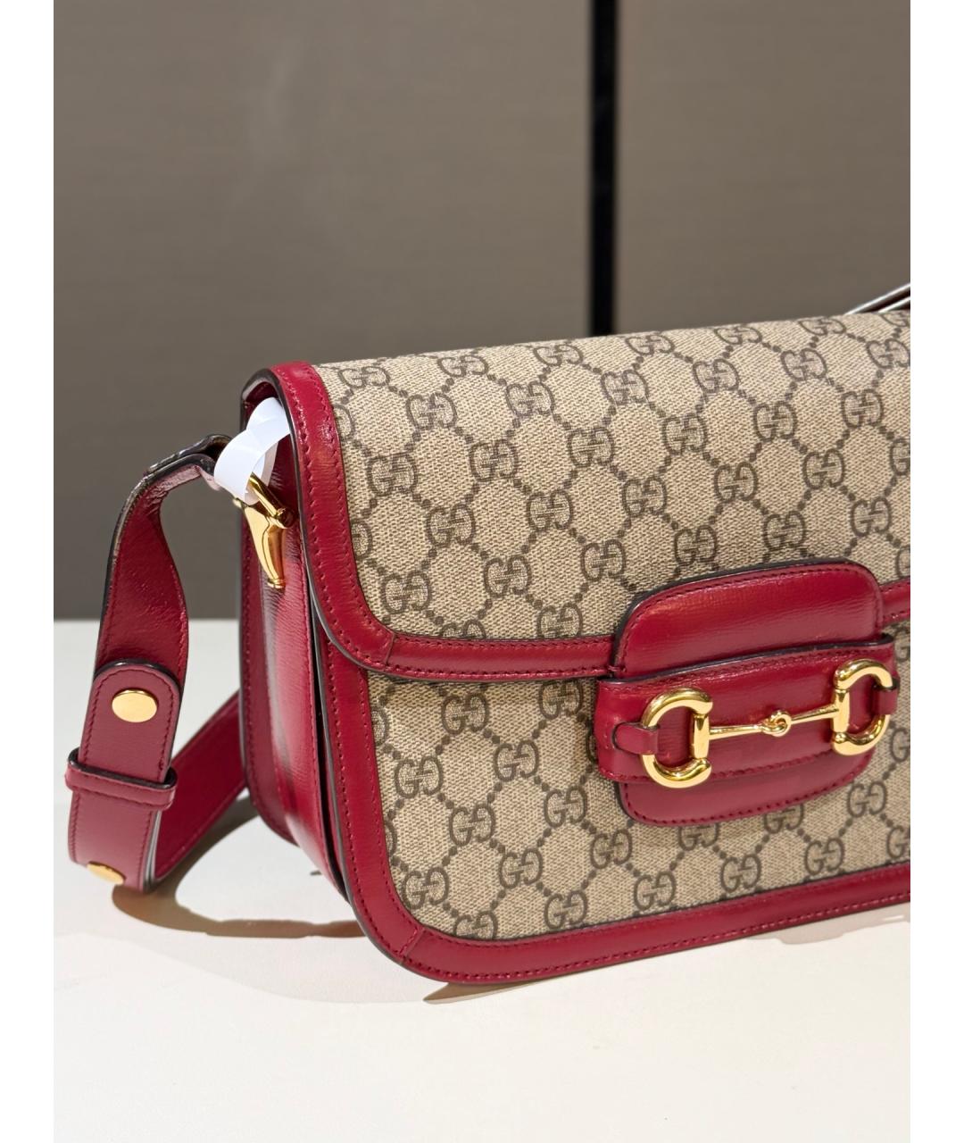 GUCCI Бежевая деним сумка через плечо, фото 3
