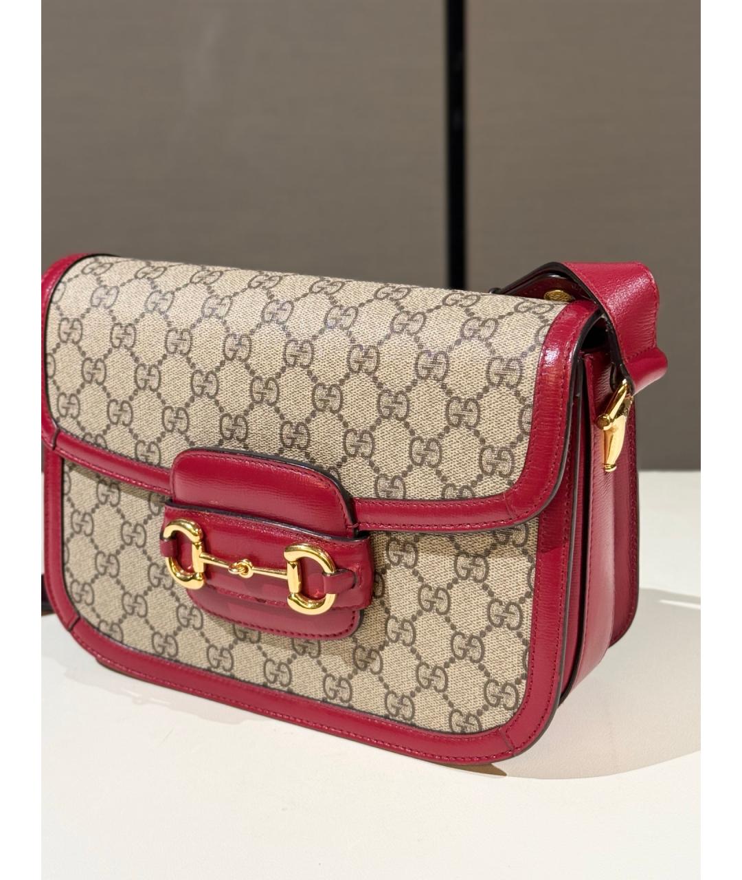 GUCCI Бежевая деним сумка через плечо, фото 2