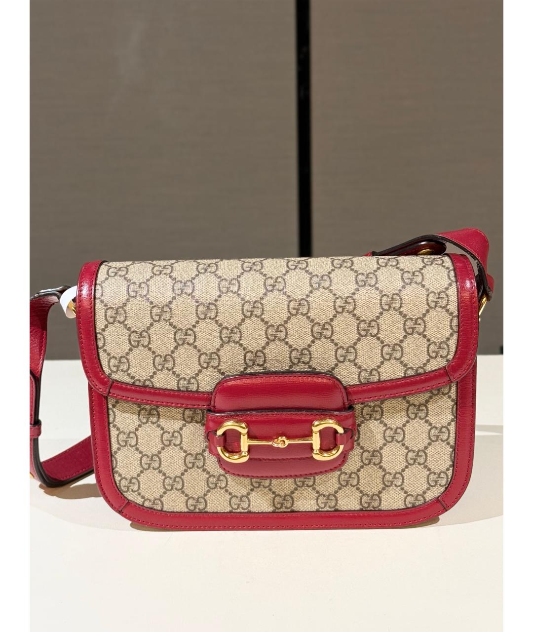 GUCCI Бежевая деним сумка через плечо, фото 8