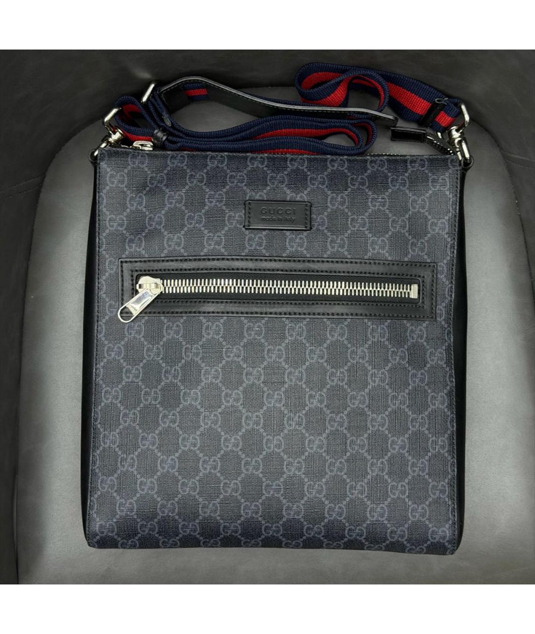GUCCI Сумка на плечо из канвы, фото 8