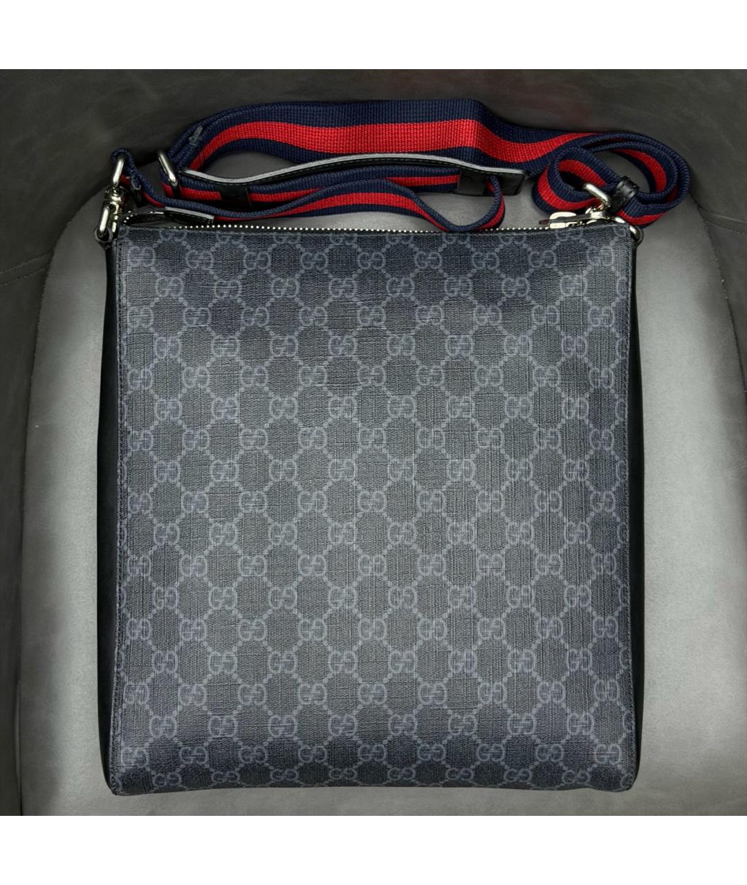 GUCCI Сумка на плечо из канвы, фото 2