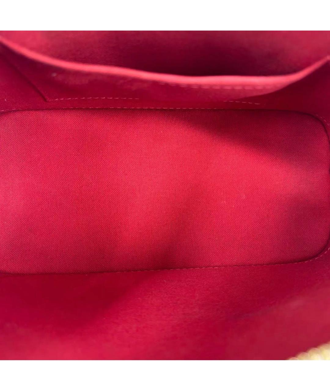 LOUIS VUITTON Коричневая кожаная сумка через плечо, фото 8