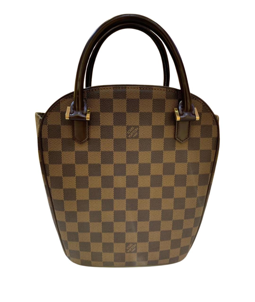 LOUIS VUITTON Коричневая сумка тоут из искусственной кожи, фото 1
