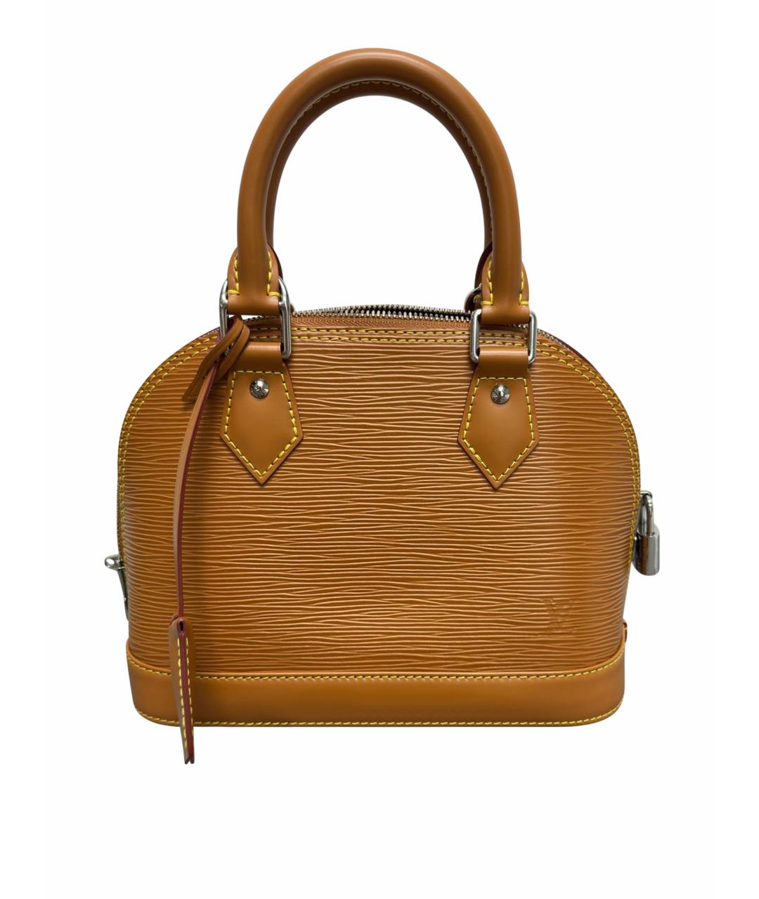 LOUIS VUITTON Коричневая кожаная сумка тоут, фото 1