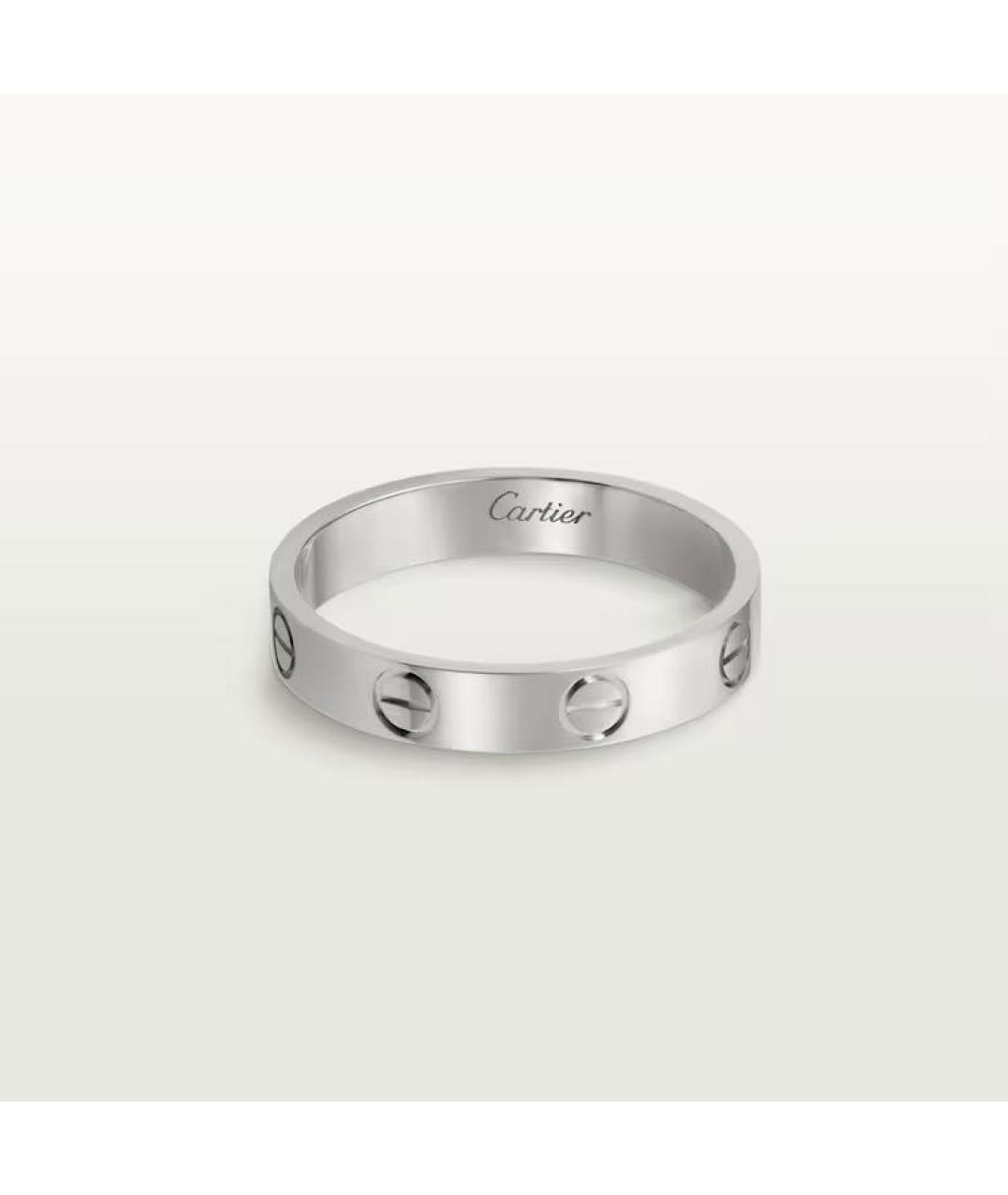 CARTIER Серебряное кольцо из белого золота, фото 4