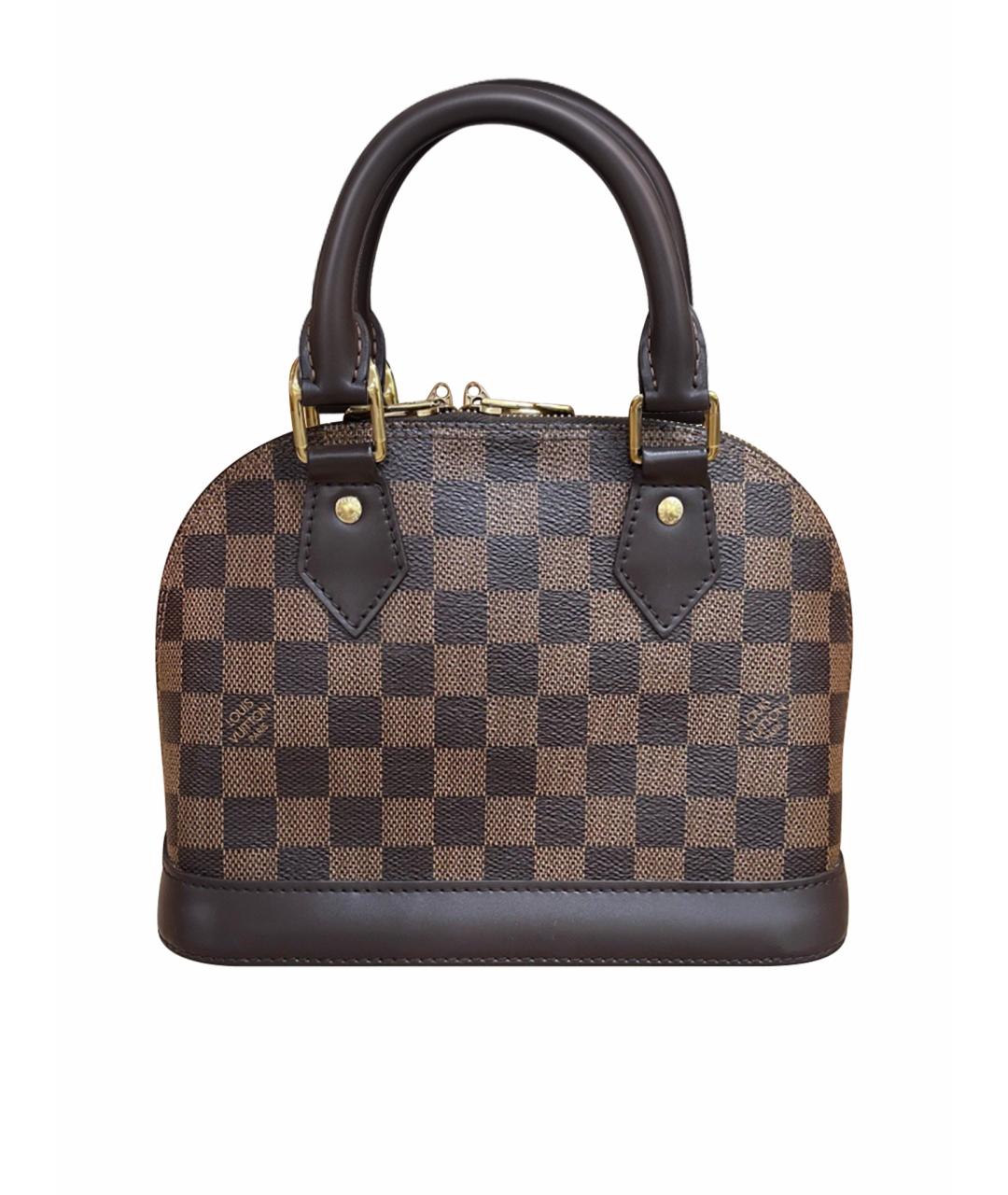LOUIS VUITTON Коричневая сумка тоут из искусственной кожи, фото 1