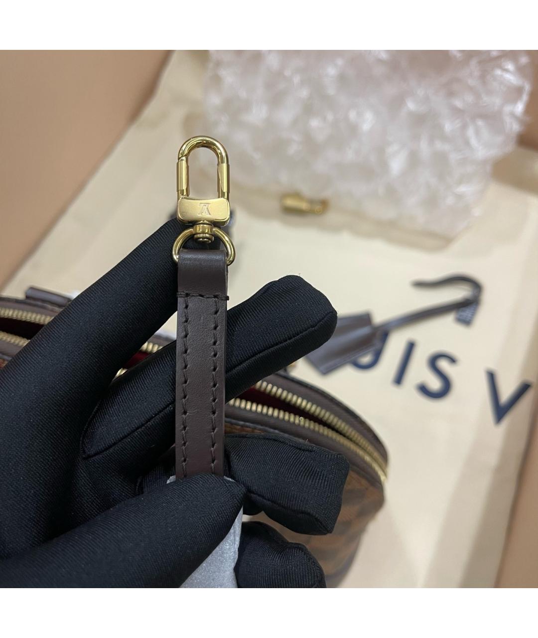 LOUIS VUITTON Коричневая сумка тоут из искусственной кожи, фото 4