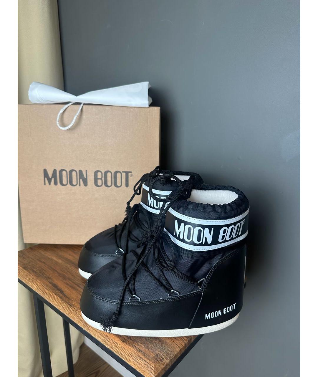MOON BOOT Черные ботинки, фото 3