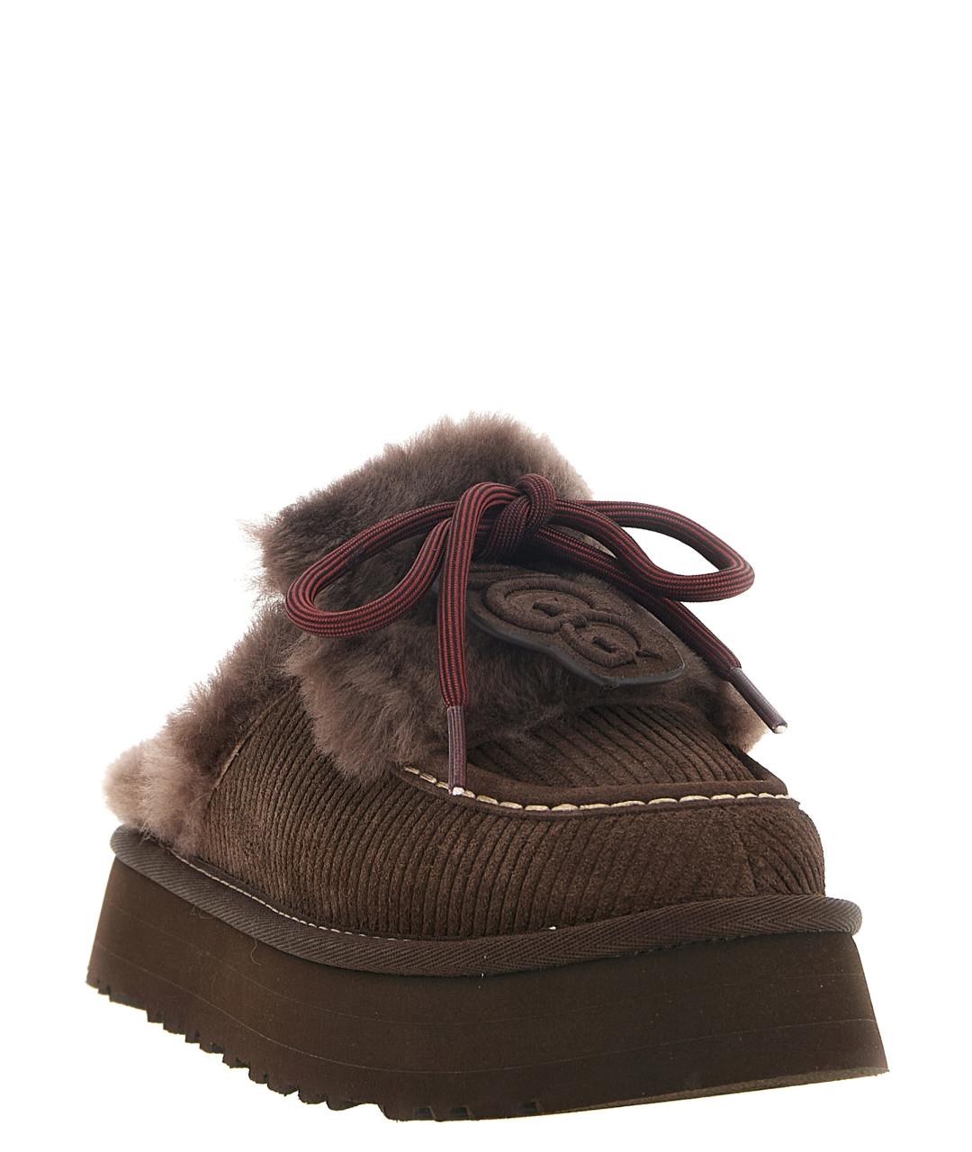 UGG Коричневые замшевые сабо, фото 2