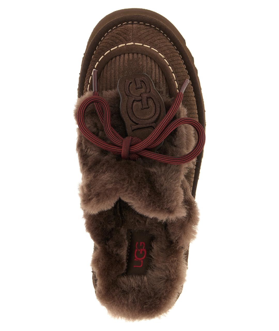 UGG Коричневые замшевые сабо, фото 4