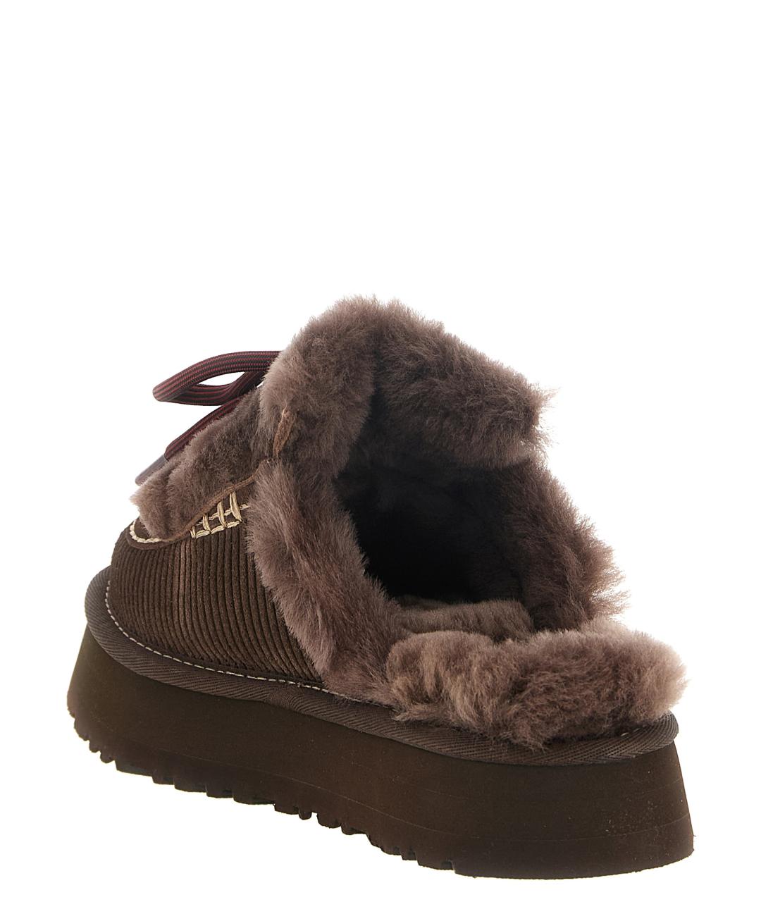 UGG Коричневые замшевые сабо, фото 3