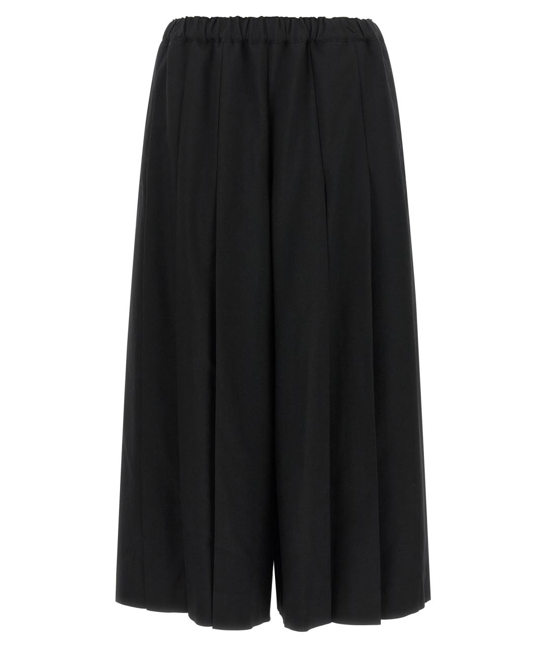 COMME DES GARÇONS Черные шерстяные брюки широкие, фото 1