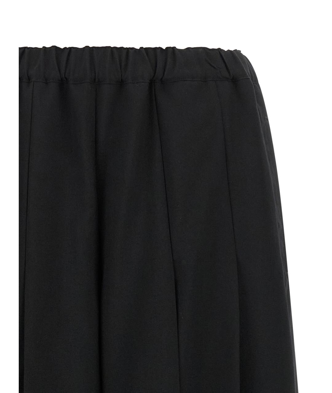 COMME DES GARÇONS Черные шерстяные брюки широкие, фото 3