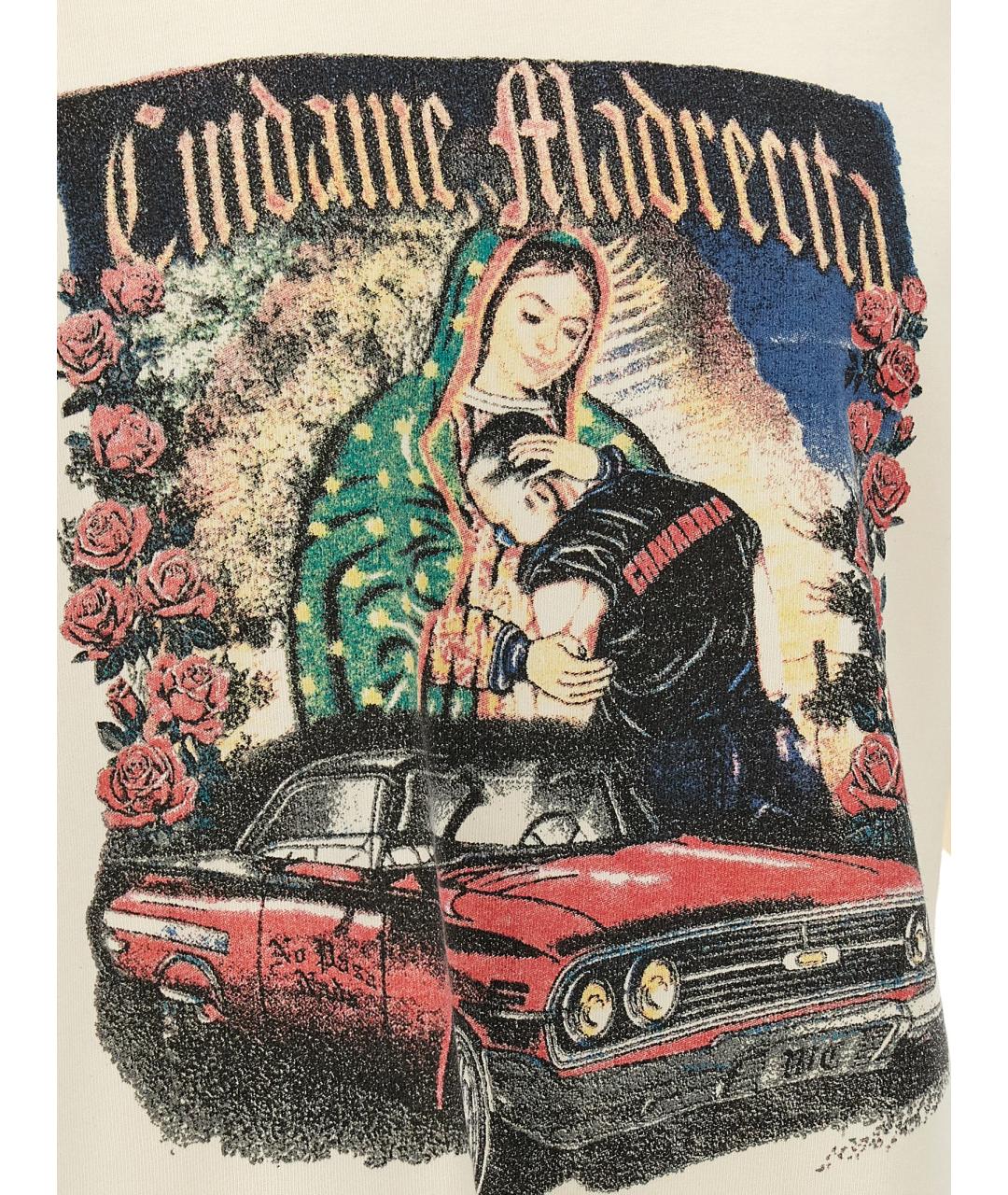 WILLY CHAVARRIA Белая хлопковая футболка, фото 4