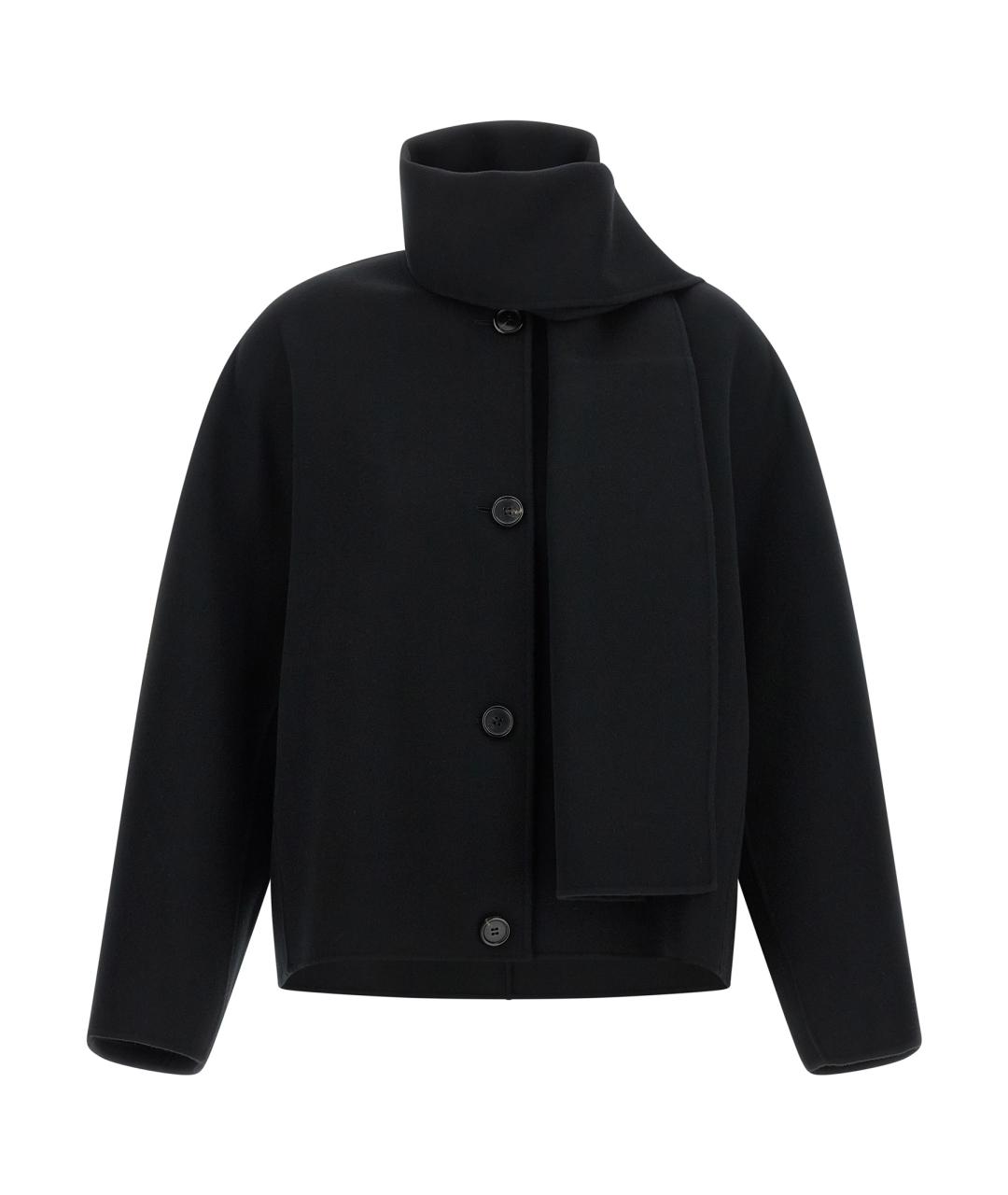 'S MAX MARA Черная шерстяная куртка, фото 1