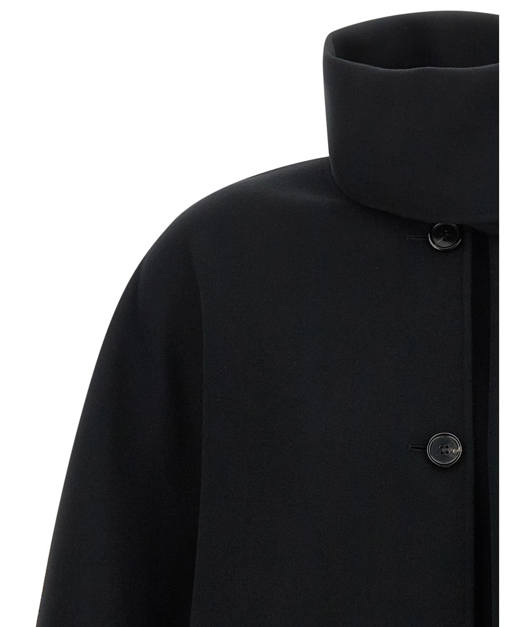 'S MAX MARA Черная шерстяная куртка, фото 4