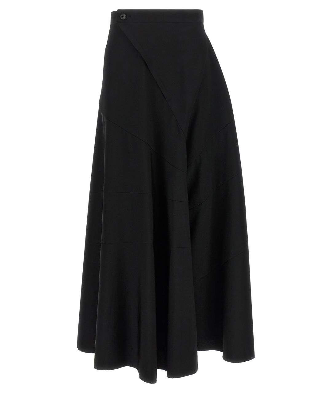 JUNYA WATANABE Черная шерстяная юбка макси, фото 1