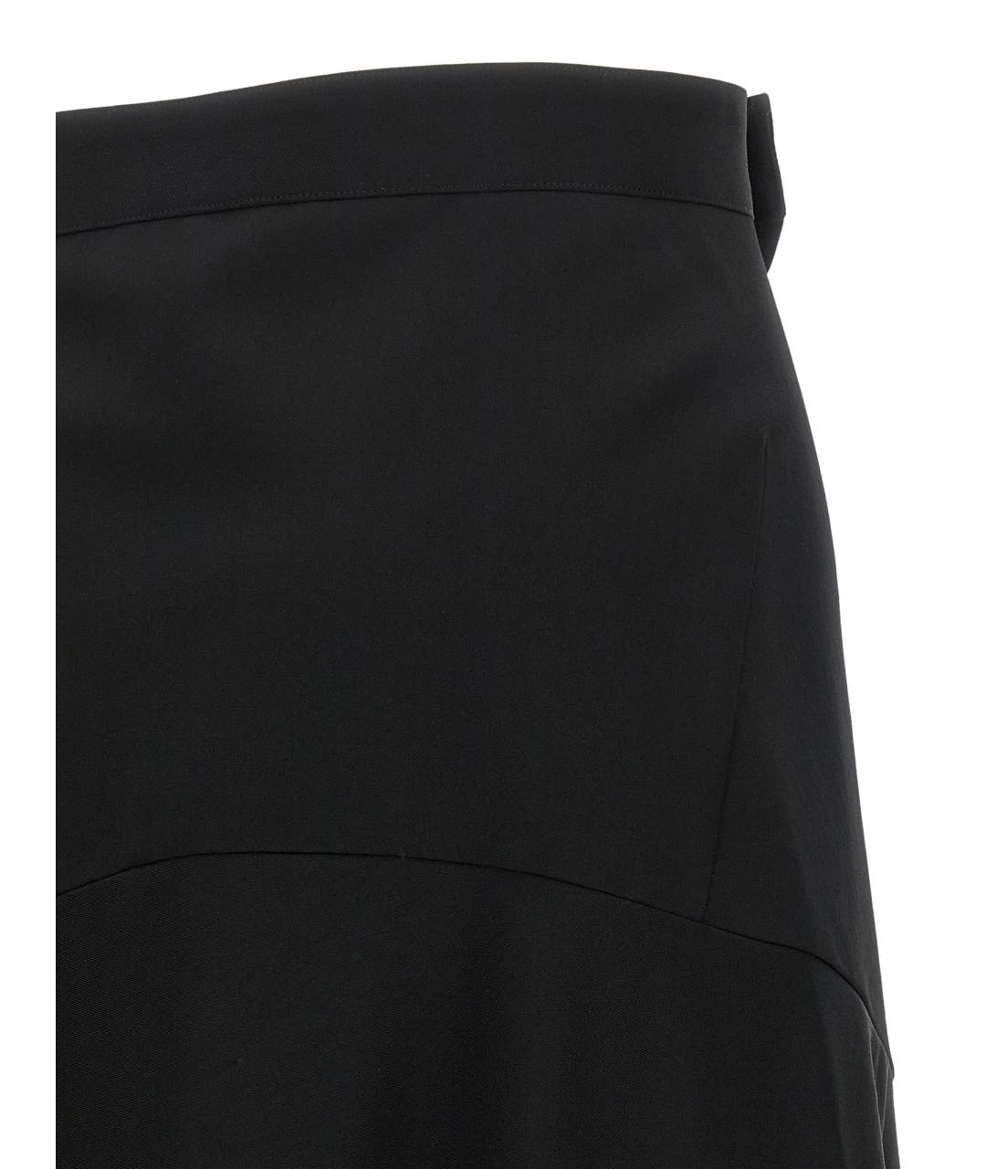 JUNYA WATANABE Черная шерстяная юбка макси, фото 4