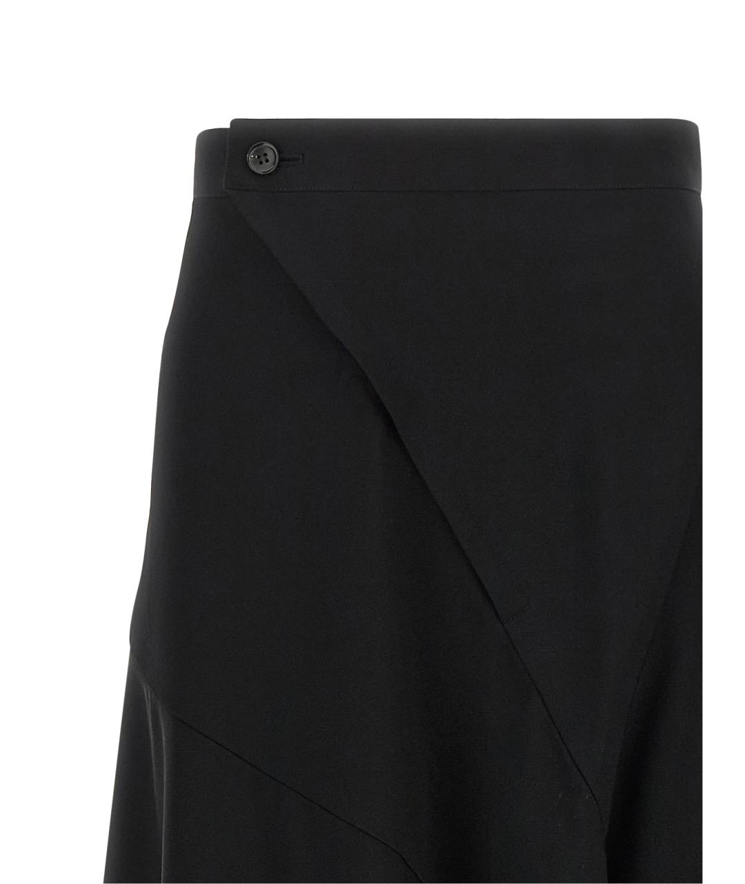 JUNYA WATANABE Черная шерстяная юбка макси, фото 3