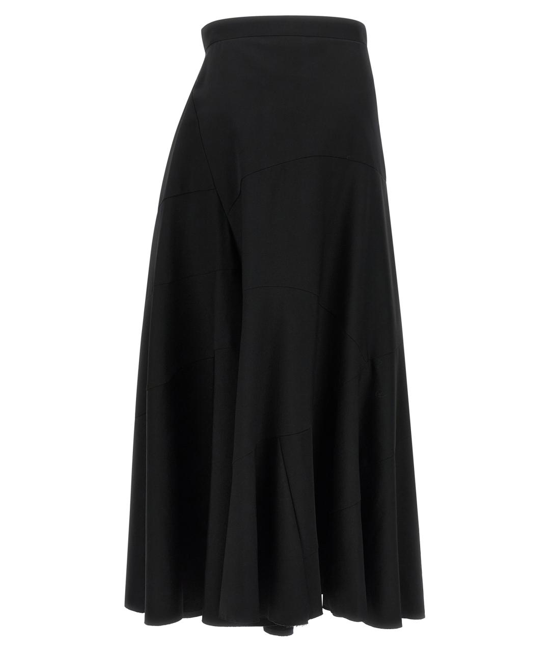 JUNYA WATANABE Черная шерстяная юбка макси, фото 2