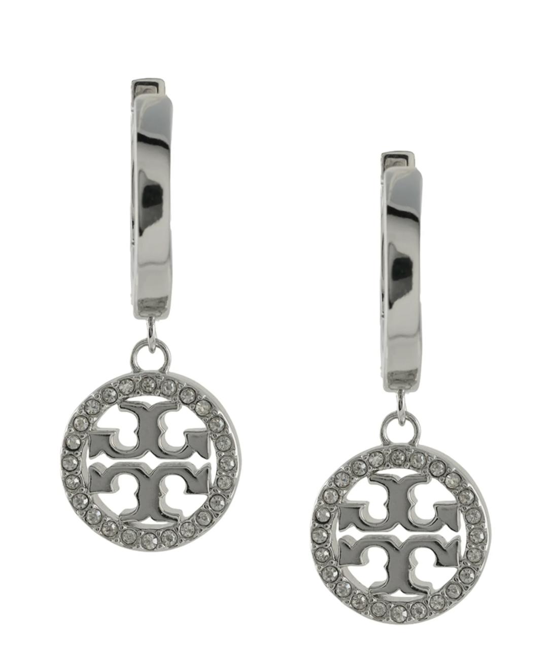 TORY BURCH Серебряные металлические серьги, фото 1