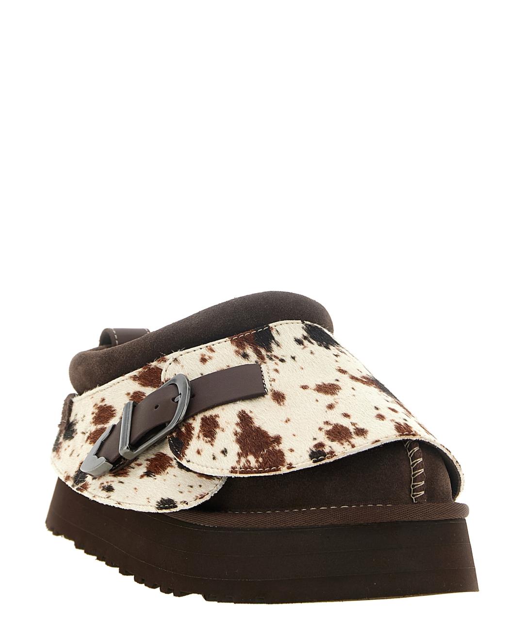 UGG Мульти замшевые сабо, фото 3