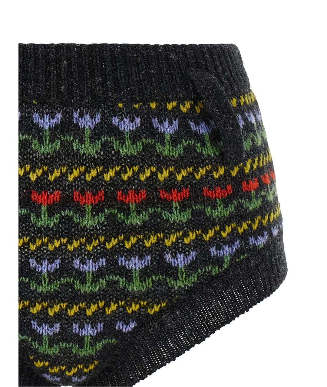 MARNI Мульти шерстяные шорты, фото 3
