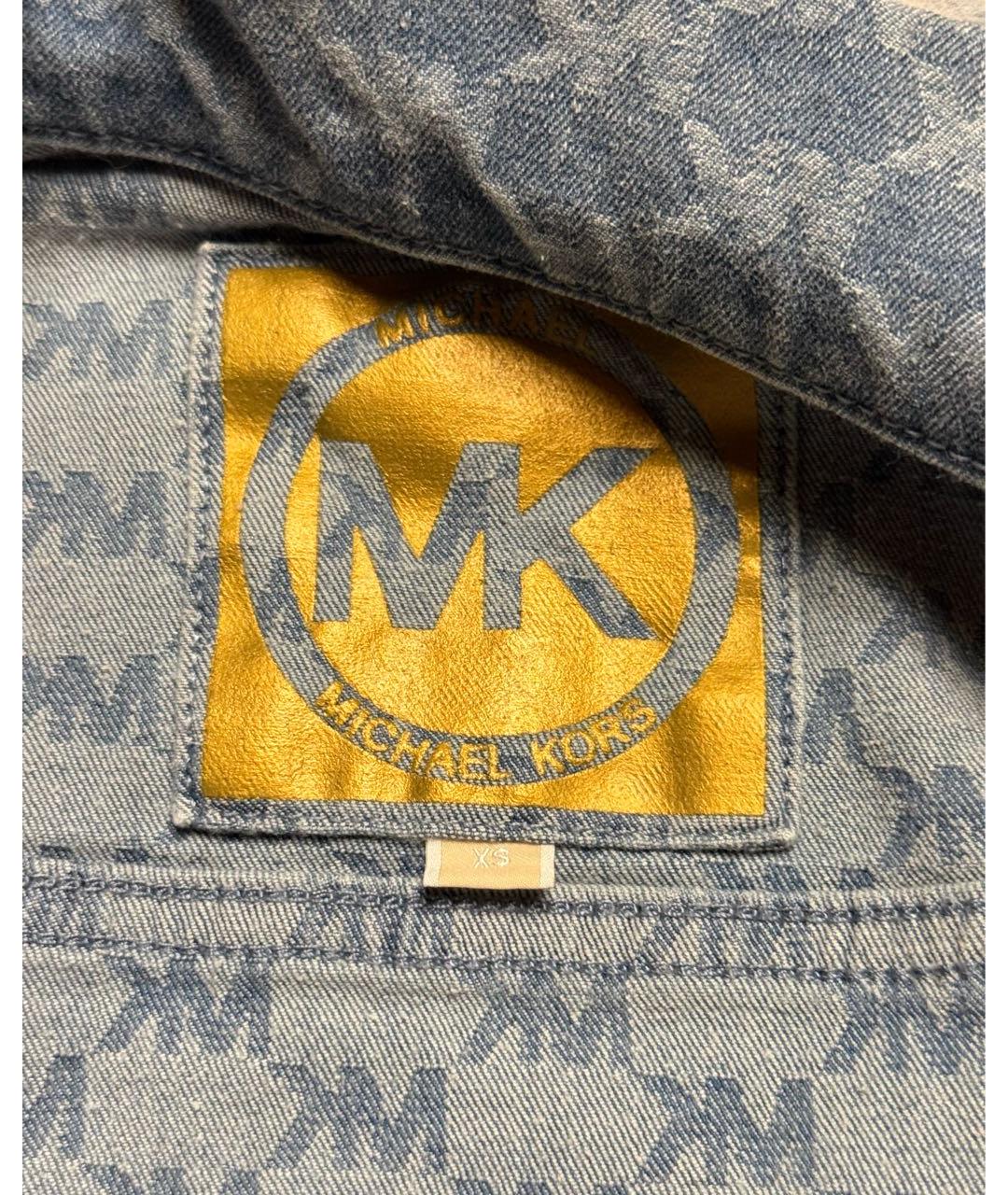MICHAEL KORS Синий деним костюм с юбками, фото 3