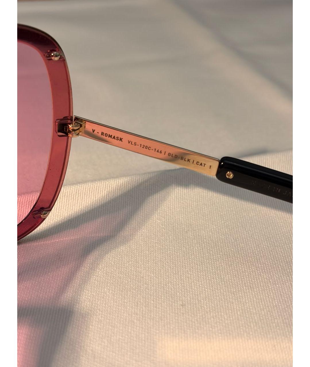 VALENTINO Розовые солнцезащитные очки, фото 4