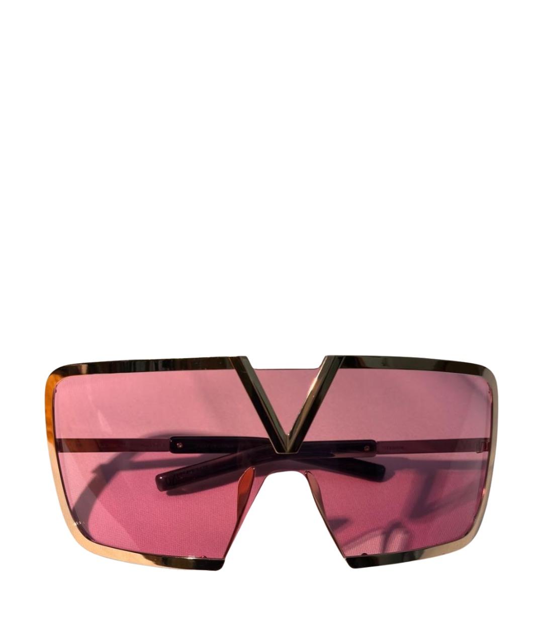 VALENTINO Розовые солнцезащитные очки, фото 1