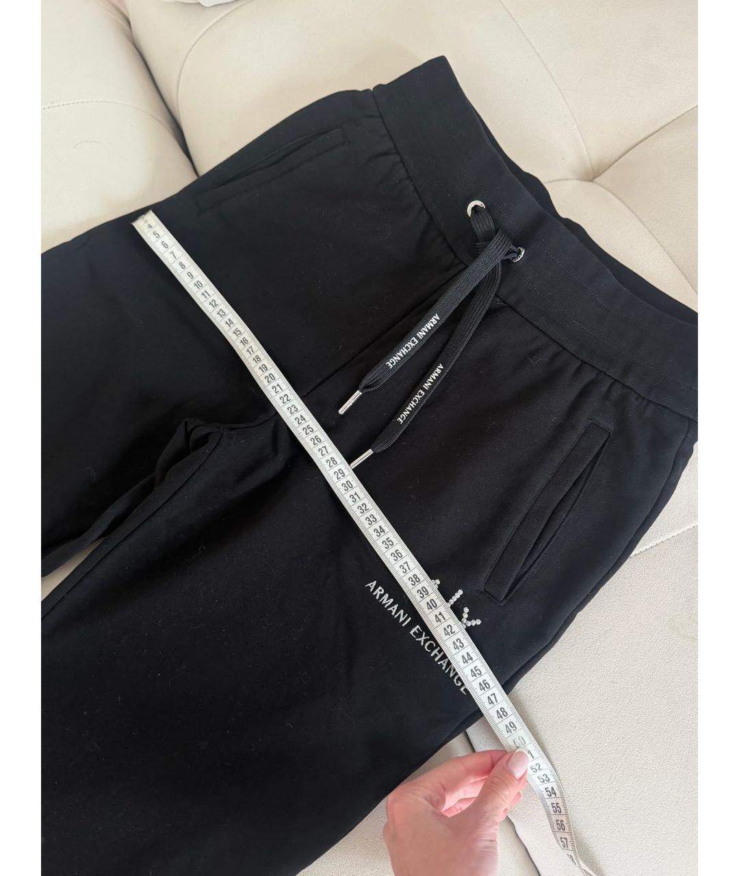 EMPORIO ARMANI Черный хлопковый костюм с брюками, фото 4
