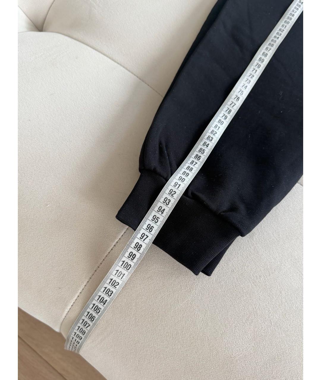 EMPORIO ARMANI Черный хлопковый костюм с брюками, фото 8
