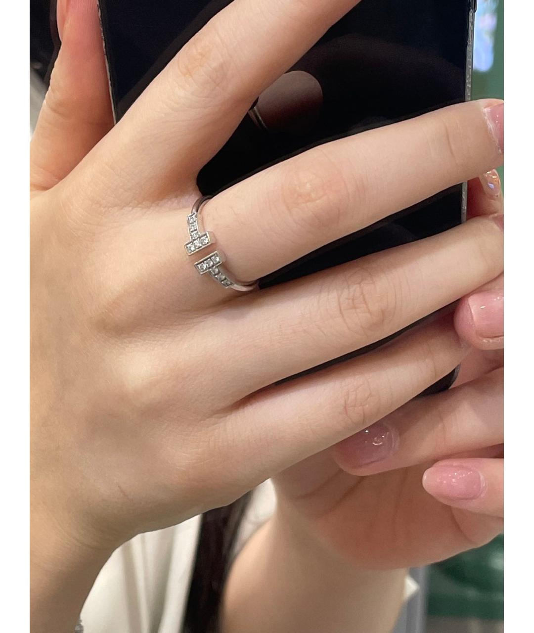 TIFFANY&CO Серебряное кольцо из белого золота, фото 7