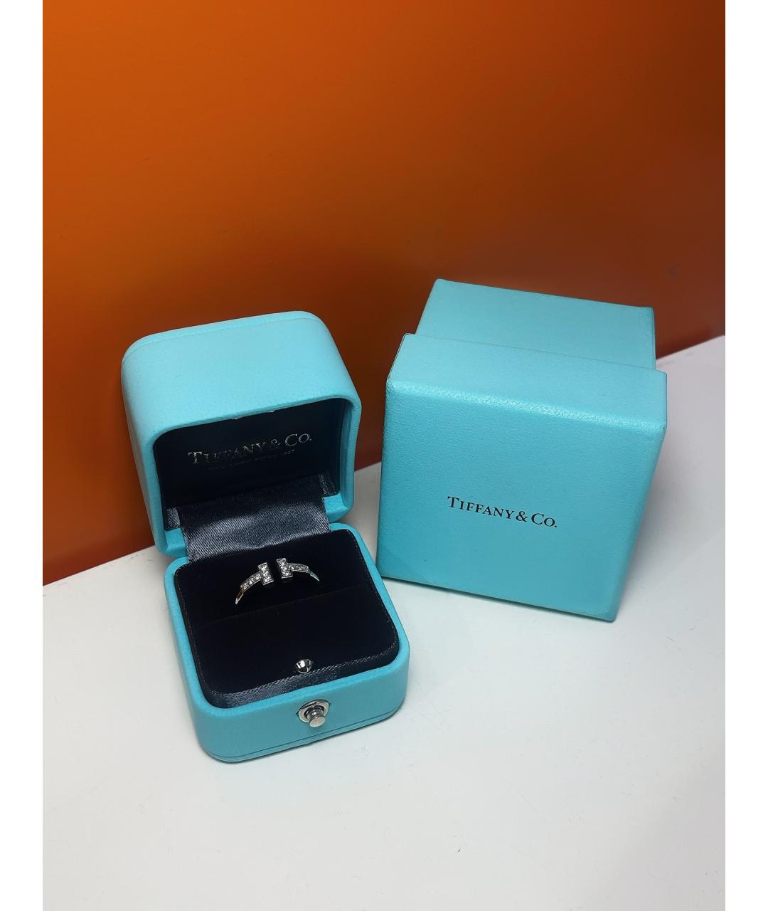 TIFFANY&CO Серебряное кольцо из белого золота, фото 2