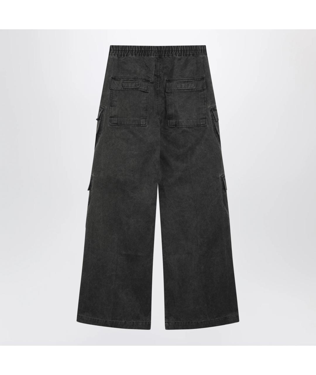 RICK OWENS DRKSHDW Мульти хлопковые повседневные брюки, фото 2