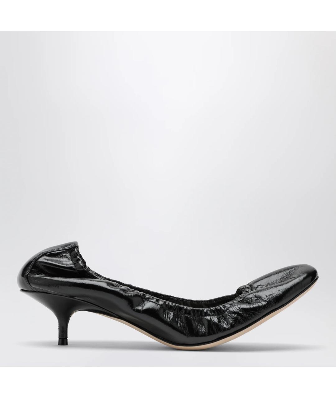 PHOEBE PHILO Черные кожаные туфли, фото 6