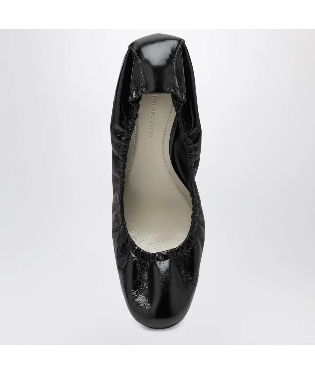 PHOEBE PHILO Черные кожаные туфли, фото 3