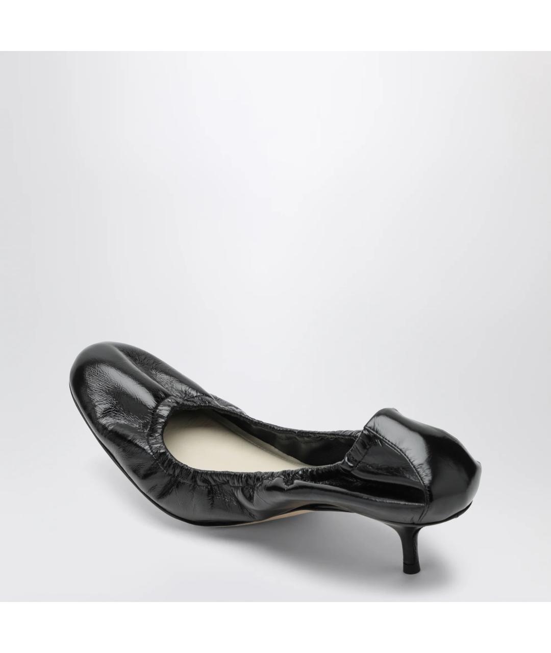 PHOEBE PHILO Черные кожаные туфли, фото 4