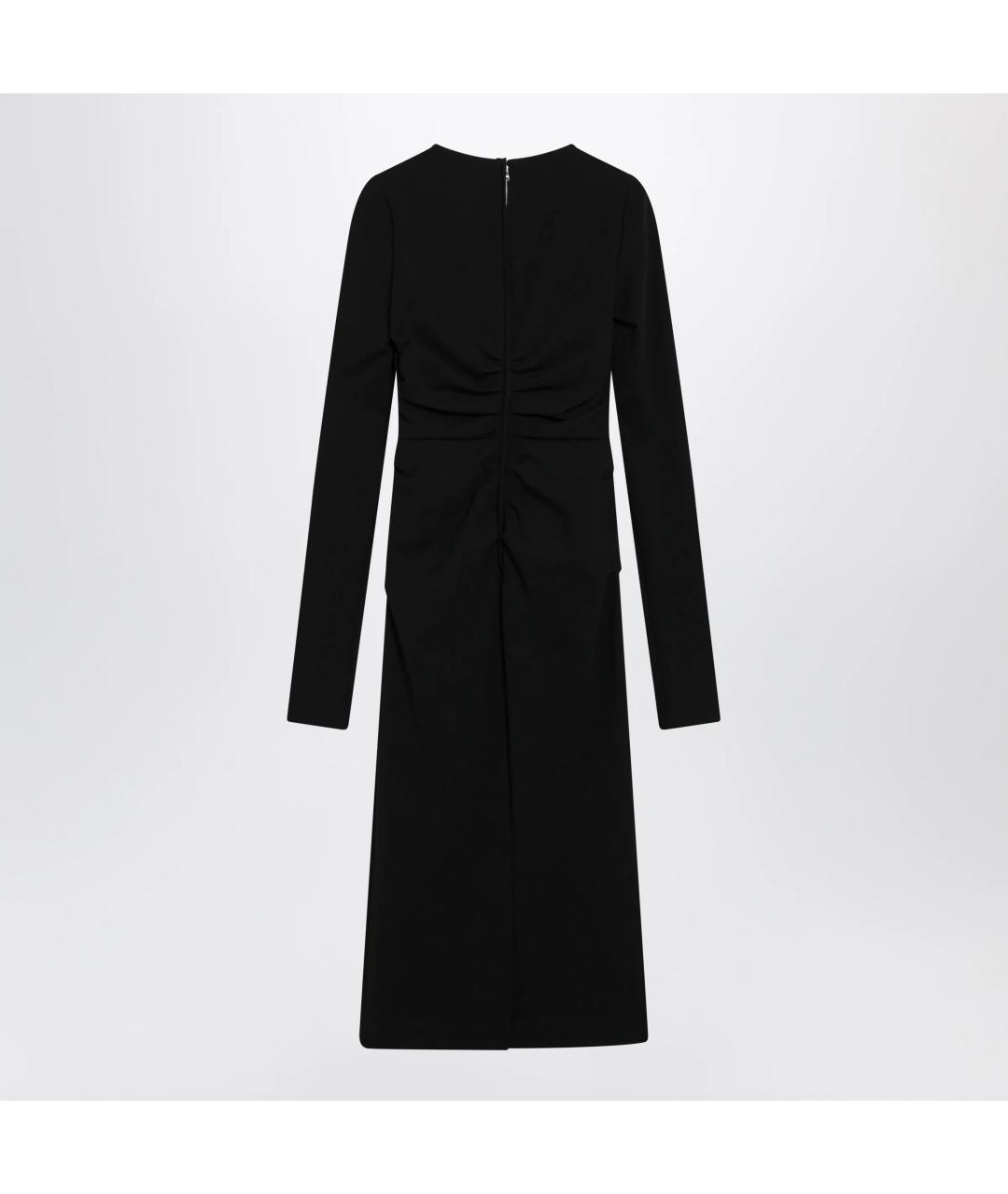 DOLCE&GABBANA Черное вискозное платье, фото 2