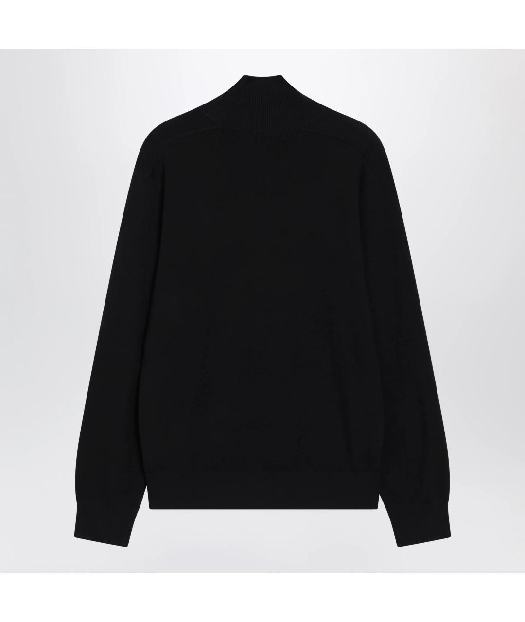 BURBERRY Темно-синий шерстяной джемпер / свитер, фото 2