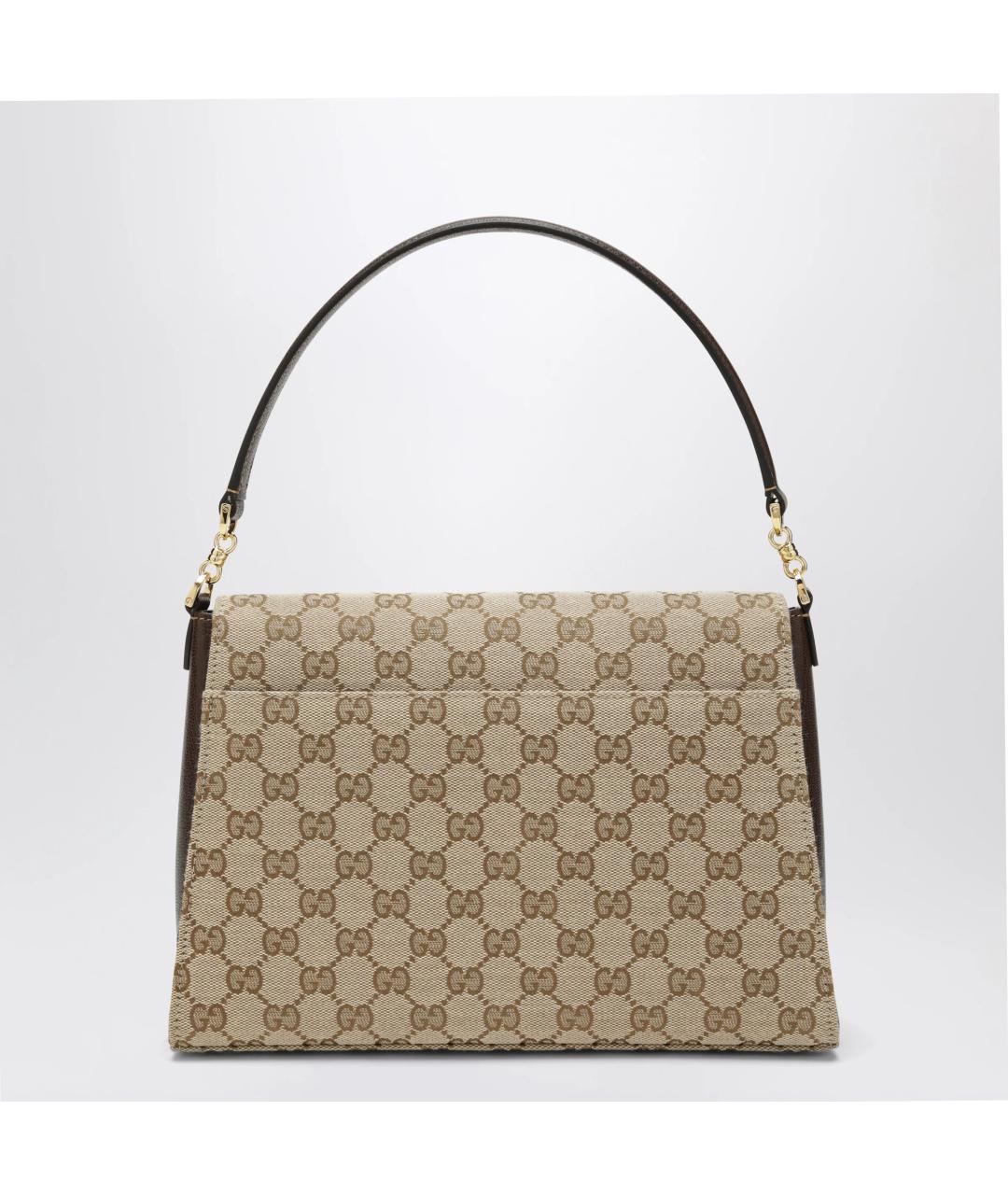 GUCCI Бежевая сумка тоут из канвы, фото 2