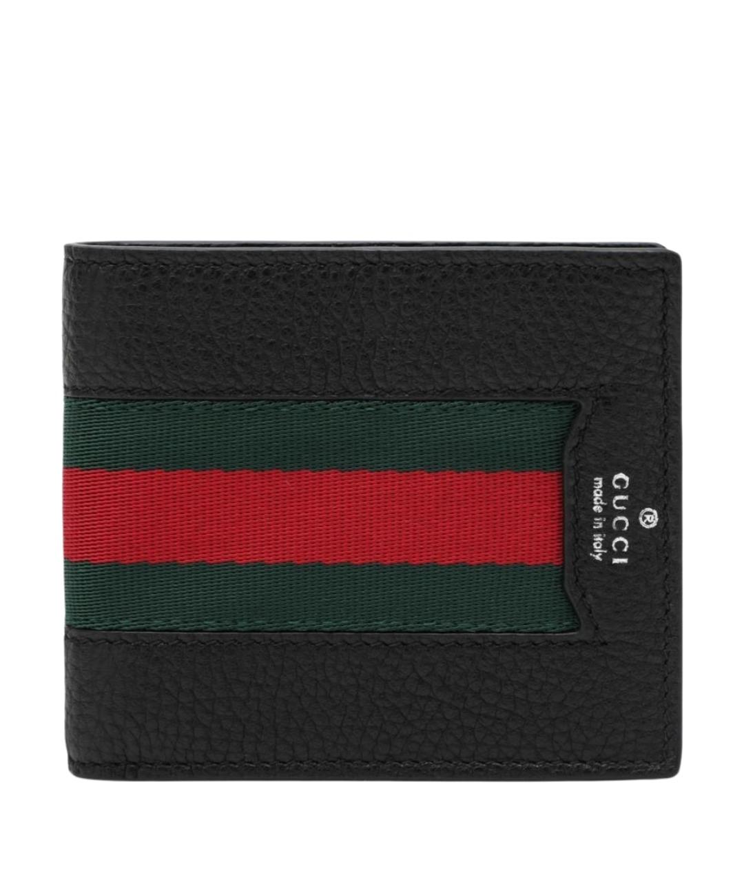 GUCCI Черный кожаный кардхолдер, фото 1